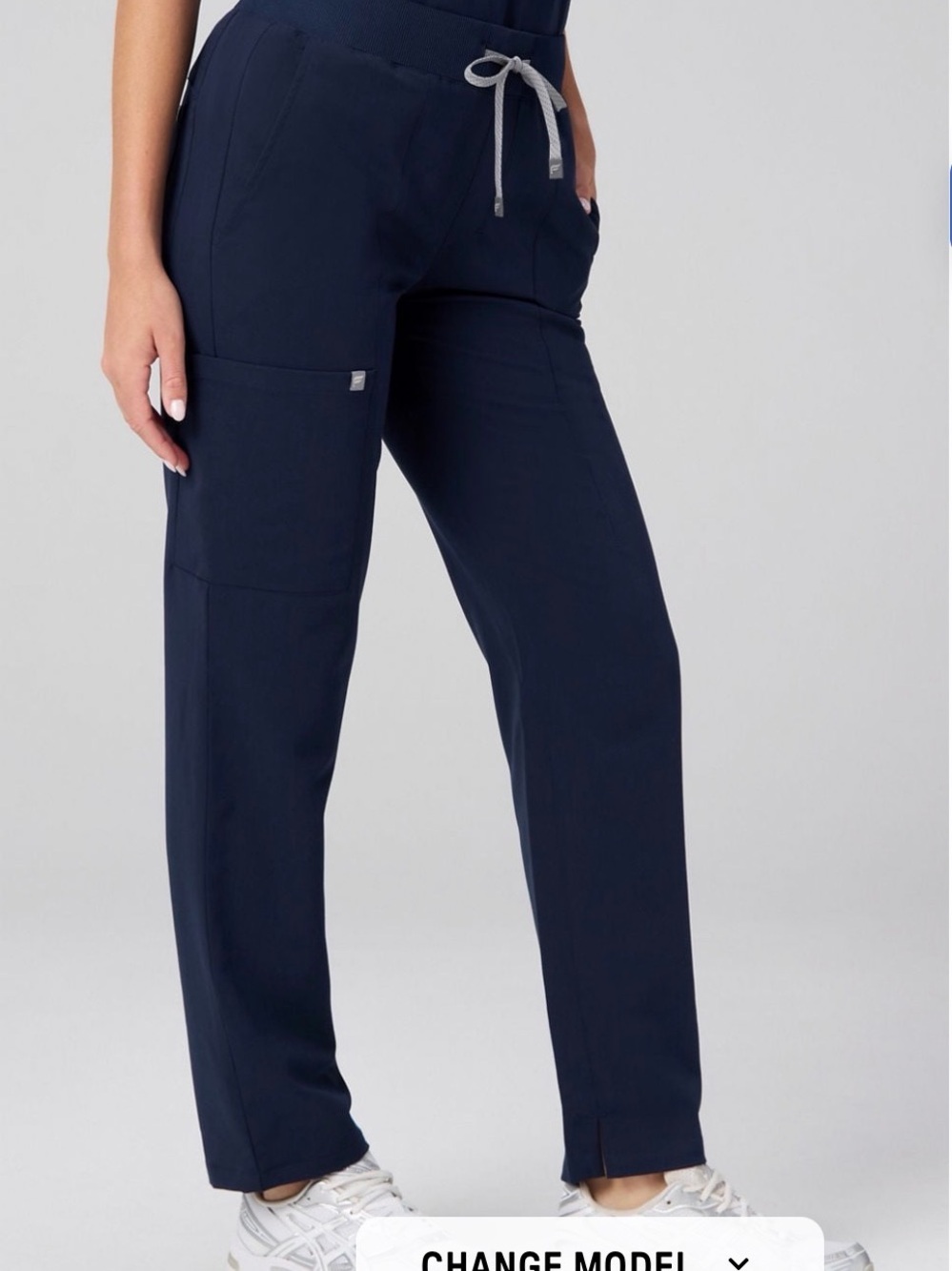 Fabletics Women's Ion Scrub Pant Navy, Med